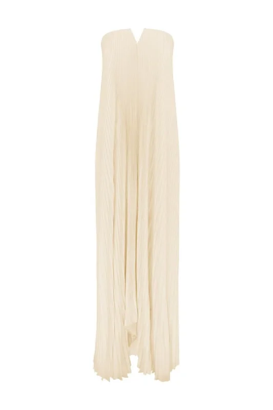 BLACK TIE GOWN IN BONE