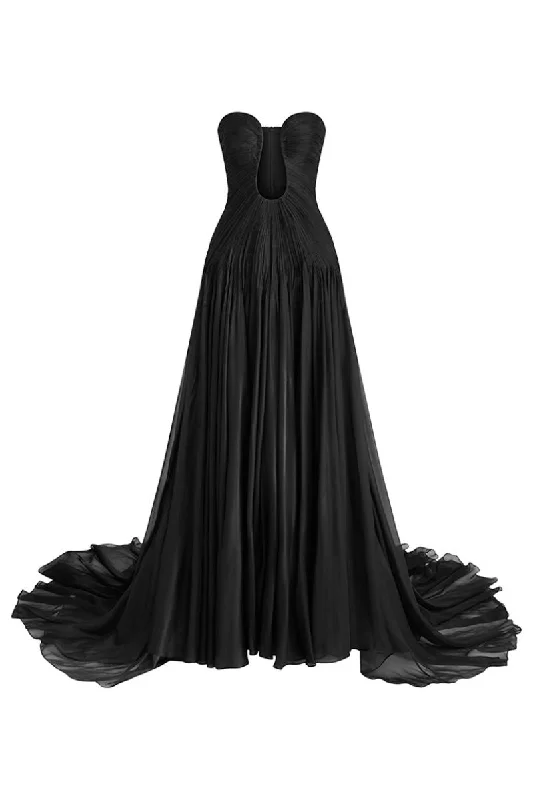CELESTIAL WHISPER GOWN IN BLACK