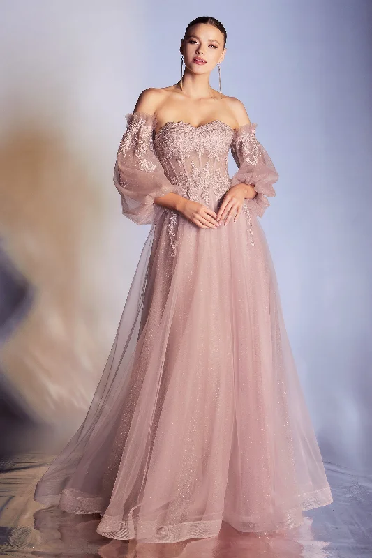 **Cinderella Divine's Enchanting Gown: Embroidered Elegance for Unforgettable Moments**