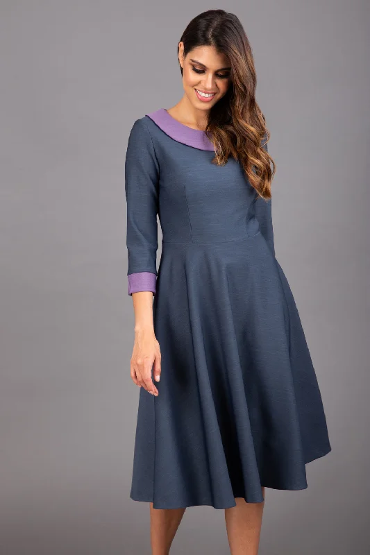 Slate Grey/ Dusky Lilac