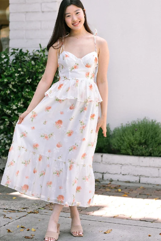Natalia Peplum Ruffled Dress