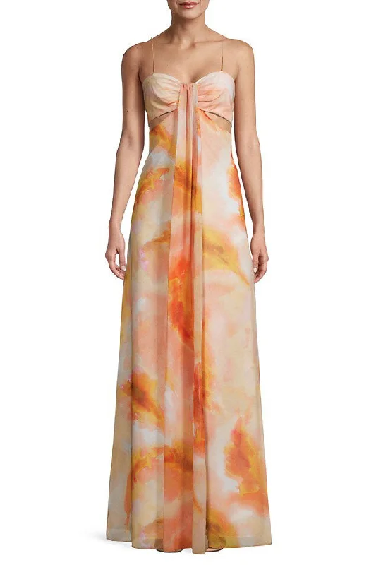Aidan by Aidan Mattox Women's Sweetheart Gathered Maxi Dress in Sunkist Coral Chic Summer Maxi Dress Aidan by Aidan Mattox Women's Sweetheart Gathered Maxi Dress in Sunkist Coral Chic Summer Maxi Dress