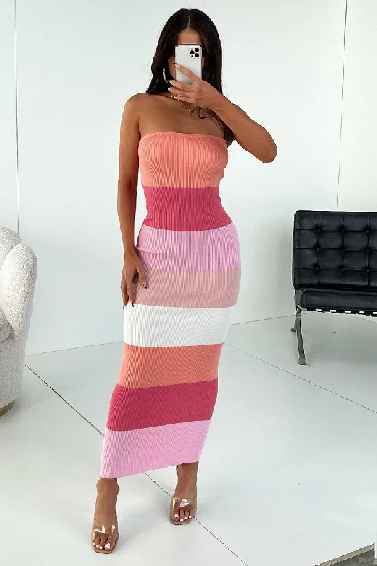 Drake Maxi Dress - Pink Chic Summer Floral Maxi Dress