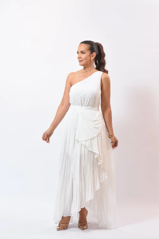 Elegant Maxi Dress White Elegant Lace Maxi Dress