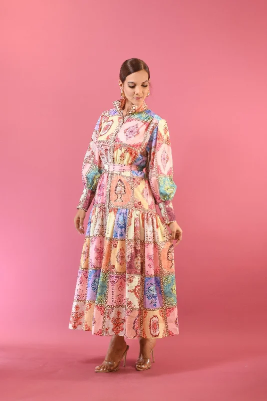 Esencial Maxi Dress Fashionable Faux Wrap Maxi Dress