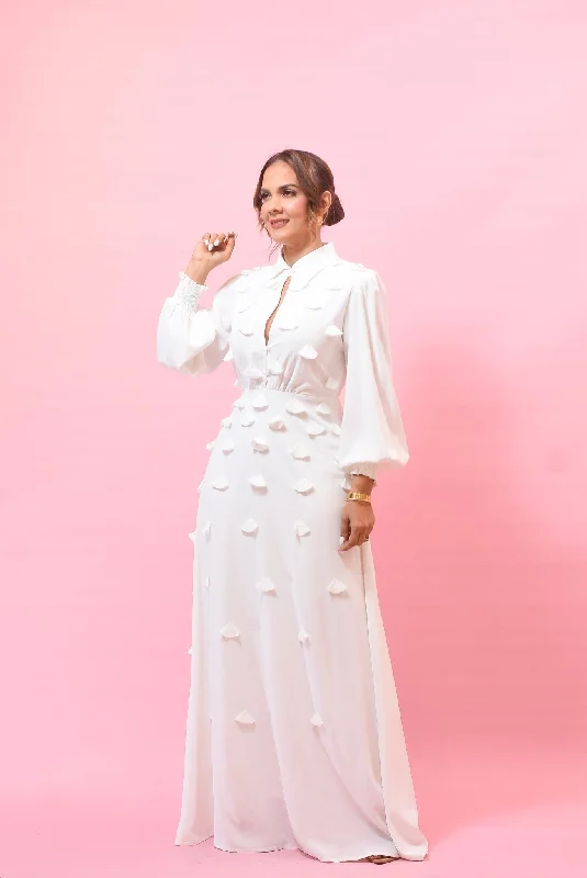 Get My Impression Maxi Dress Elegant Floral Maxi Dress