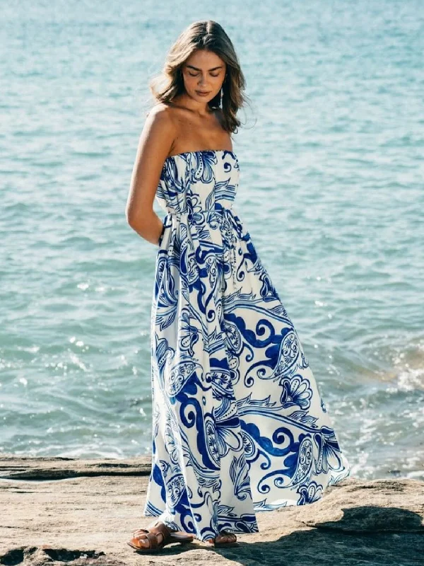 Izzy Maxi Dress 10499 Trendy Maxi Dress with Belt