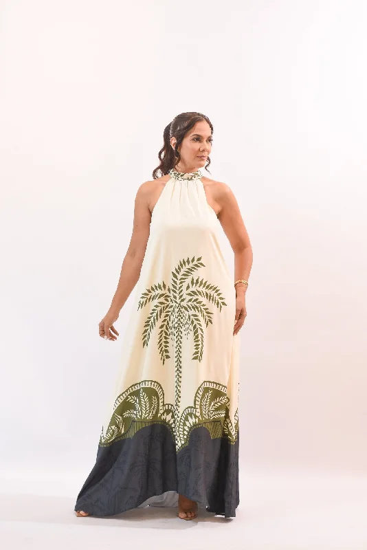 My Biggest Palms Maxi Dress Trendy Off-Shoulder Ruffle Maxi Dress
