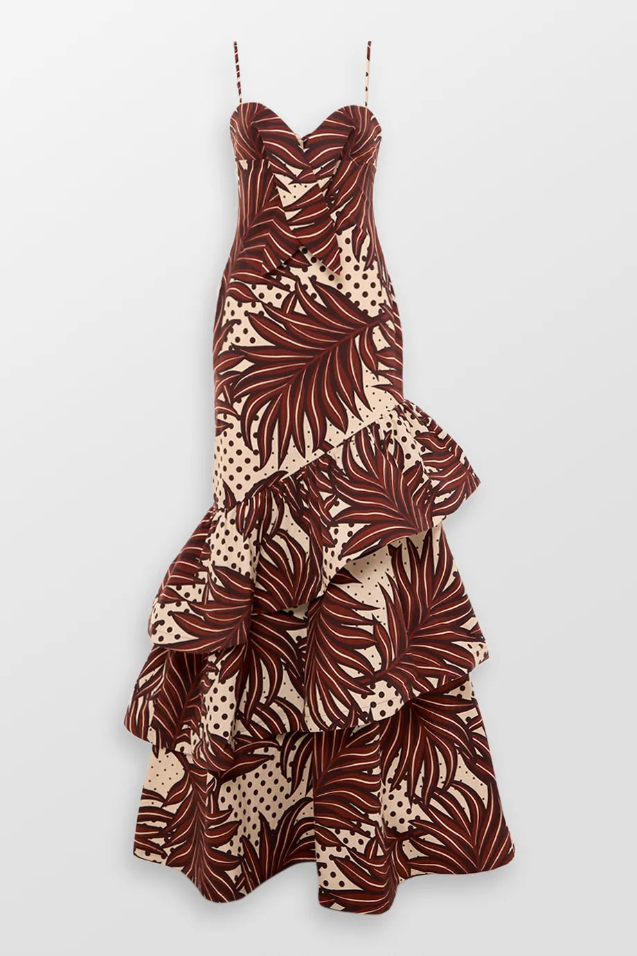 Starla Ruffle Layers Maxi Dress Comfortable Bohemian Maxi Dress