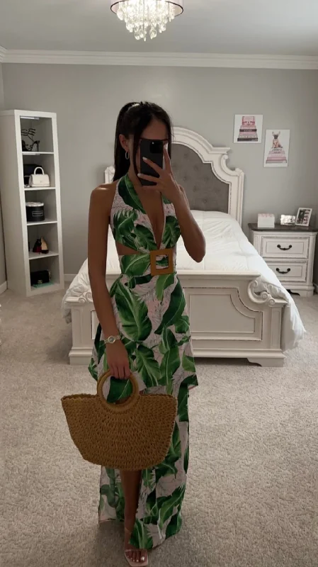 VACATION READY MAXI DRESS Trendy Printed Maxi Dress