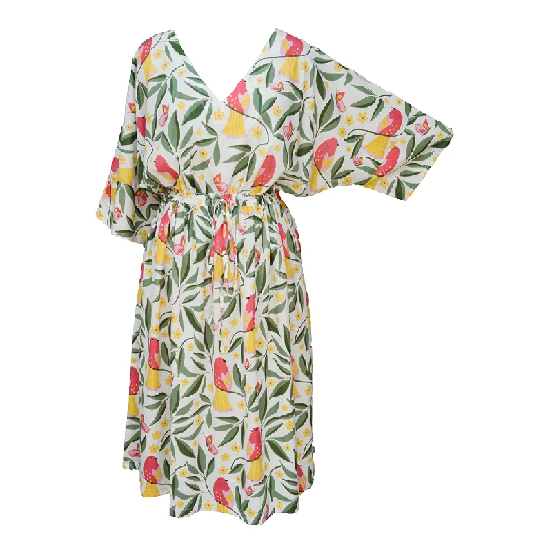 White Sparrows Cotton Maxi Dress UK Size 18-32 M156 Stylish Off-Shoulder Maxi Dress