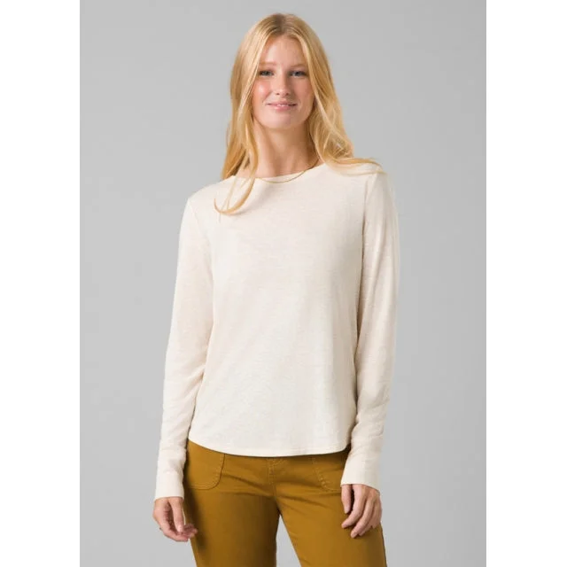 Cozy Up Long Sleeve Tee Ribbed Striped Patterned