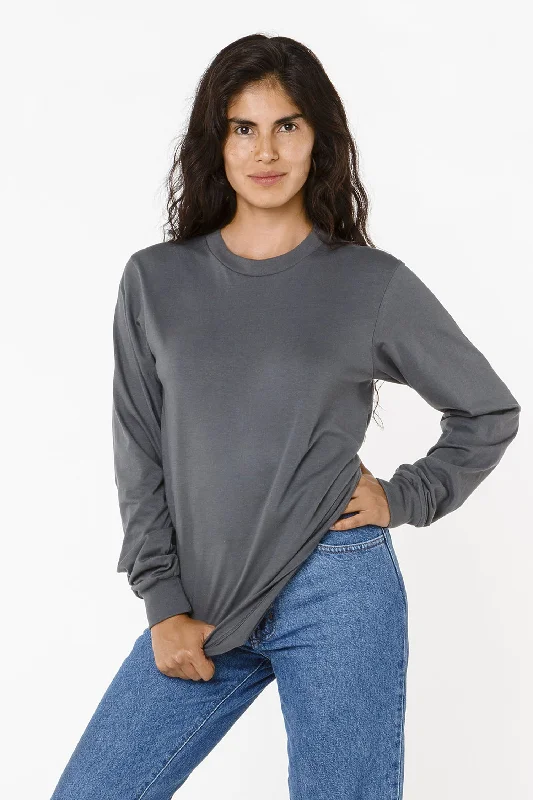20007 - Fine Jersey Long Sleeve Crew Neck T-Shirt Notch Collar Peter Pan Collar Cowl Neck 20007 - Fine Jersey Long Sleeve Crew Neck T-Shirt Notch Collar Peter Pan Collar Cowl Neck