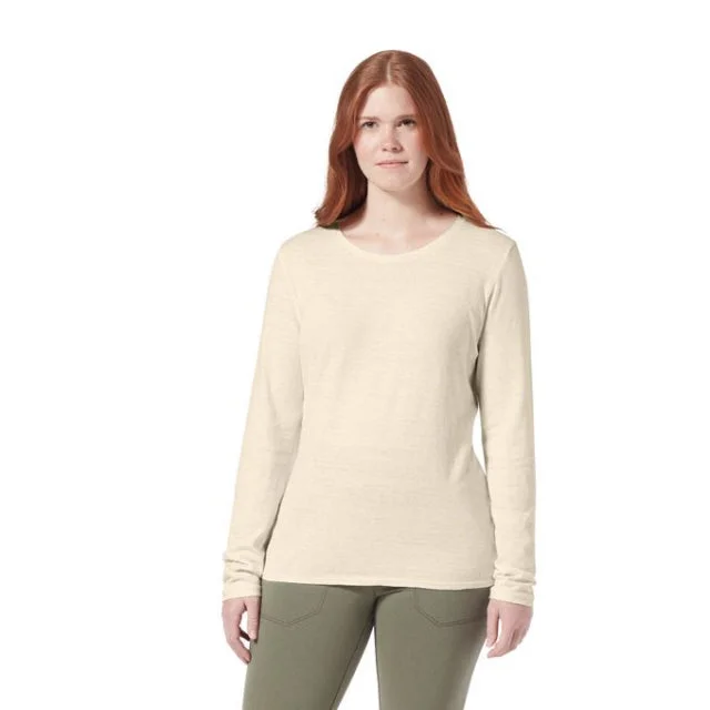 Women's Vacationer Stripe Tee L/S Embroidered Appliqued Beaded