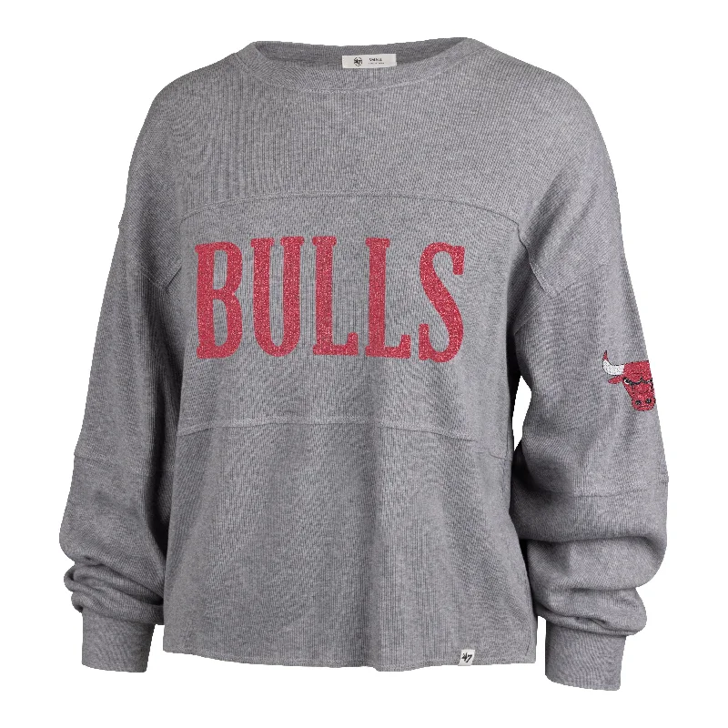 CHICAGO BULLS '47 JADA LONG SLEEVE TEE WOMENS Cashmere Blend Cotton Blend Poly Blend