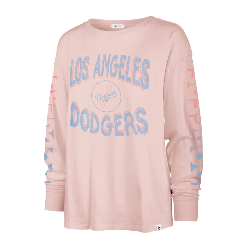 LOS ANGELES DODGERS CLOUD NINE '47 SOA LONG SLEEVE TEE WOMENS Elegant Classic Vintage LOS ANGELES DODGERS CLOUD NINE '47 SOA LONG SLEEVE TEE WOMENS Elegant Classic Vintage