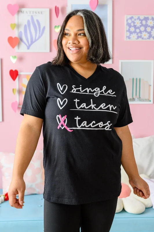 Hazel Blues® | Love & Tacos Tee Beaded Sequined Faux Fur
