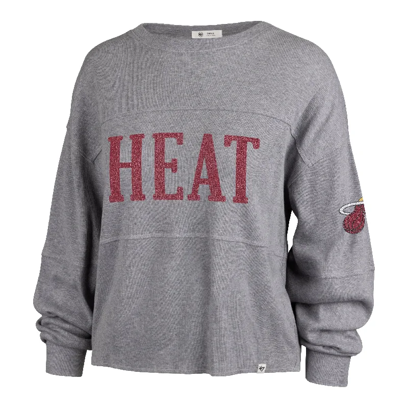 MIAMI HEAT '47 JADA LONG SLEEVE TEE WOMENS Anti-Shrink Durable Soft