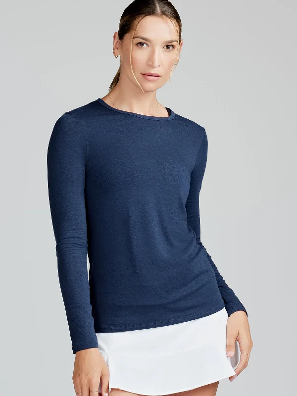 NOLA Long Sleeve T-Shirt Real Fur Shearling Chenille