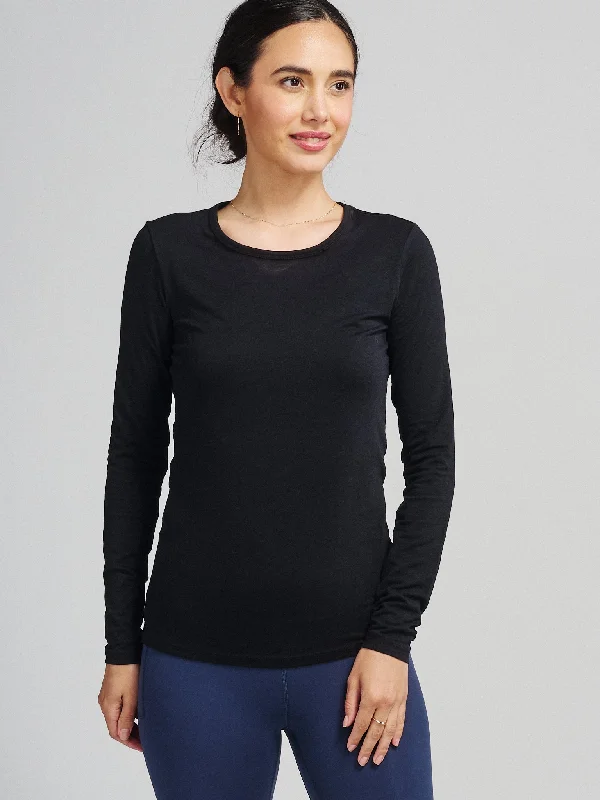 NOLA Long Sleeve T-Shirt Front Pockets Side Pockets Patch Pockets
