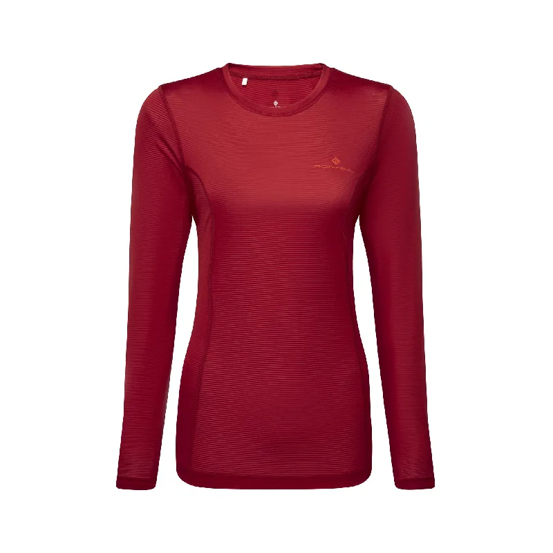 Ronhill | Women's Tech L/S Tee - Jam Handmade Hand-knitted Hand-woven