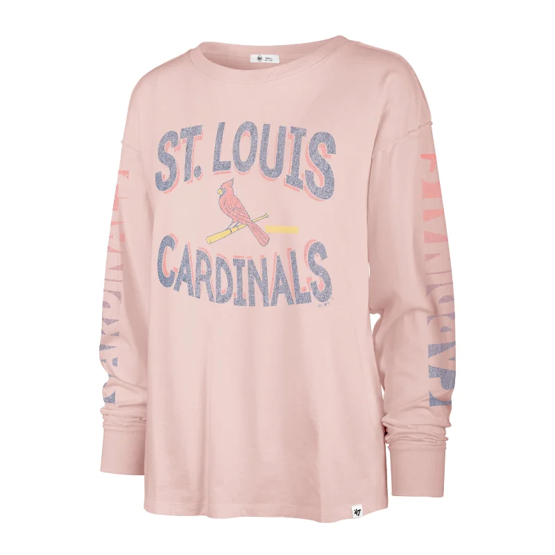 ST. LOUIS CARDINALS CLOUD NINE '47 SOA LONG SLEEVE TEE WOMENS Fashionable Trendy Casual ST. LOUIS CARDINALS CLOUD NINE '47 SOA LONG SLEEVE TEE WOMENS Fashionable Trendy Casual