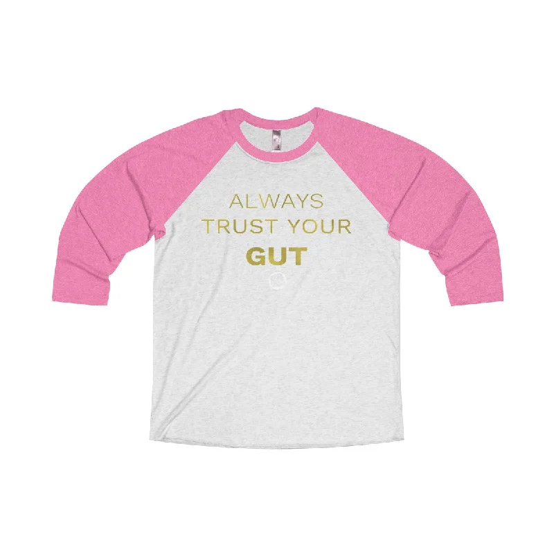 Motivational Unisex Tee, Tri-Blend 3/4 Raglan T-Shirt With Inspirational Quote -Made in USA Oversized T-Shirt Spandex breathable Motivational Unisex Tee, Tri-Blend 3/4 Raglan T-Shirt With Inspirational Quote -Made in USA Oversized T-Shirt Spandex breathable
