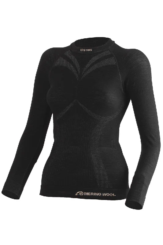WATALA womens merino seamless t-shirt Welt Pockets Slit Pockets Flap Pockets