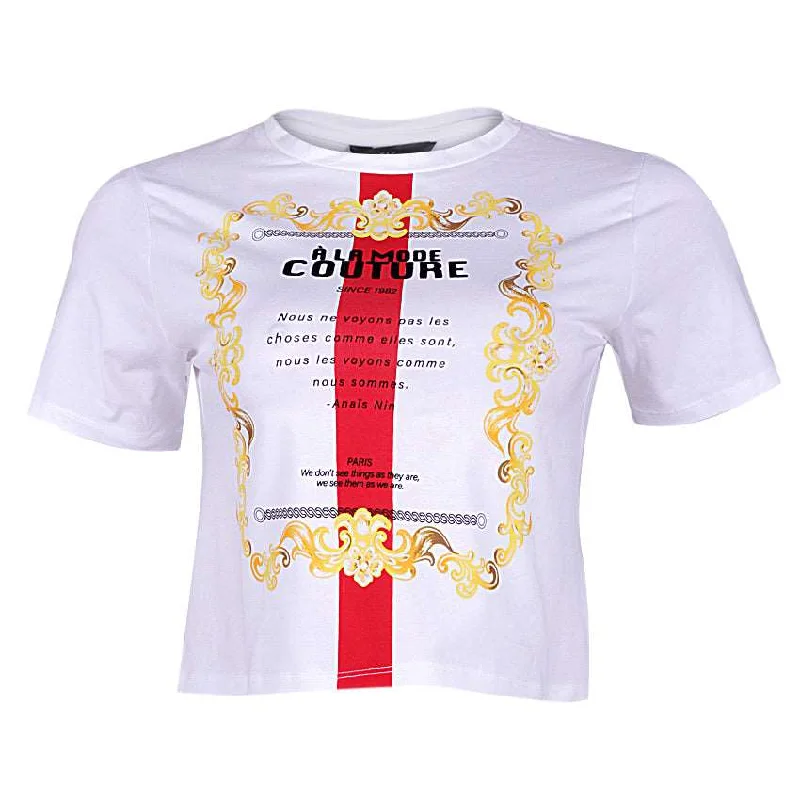 Casual T-Shirts Graphic Embroidered Appliqued