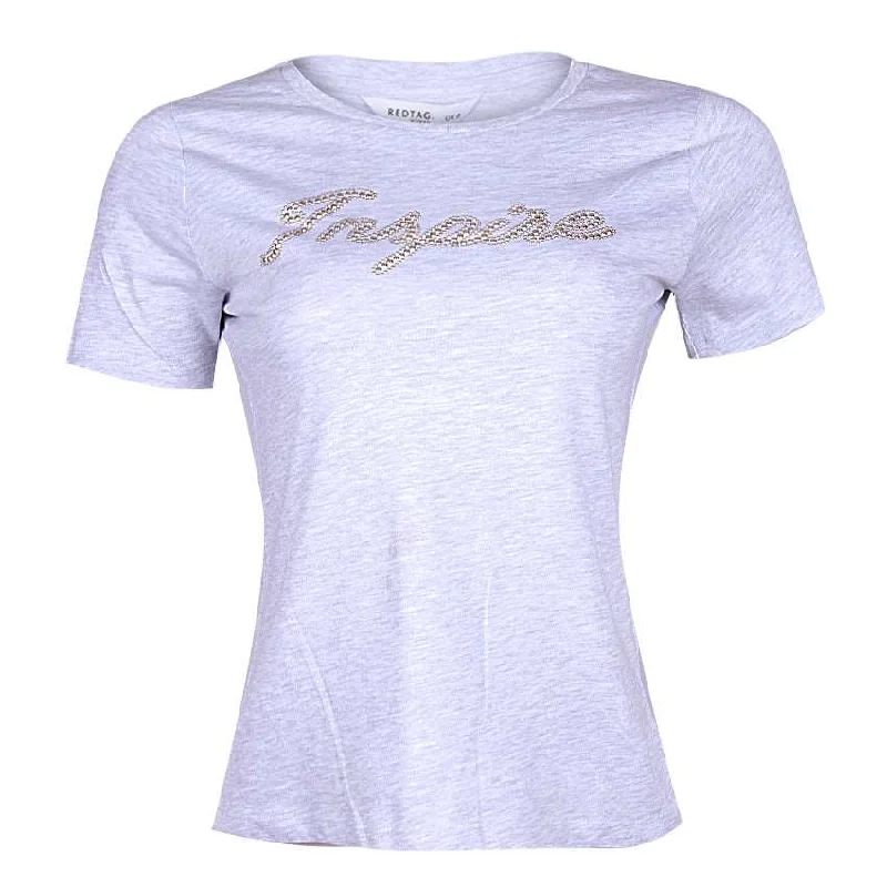 Casual T-Shirts Chenille Brocade Lace