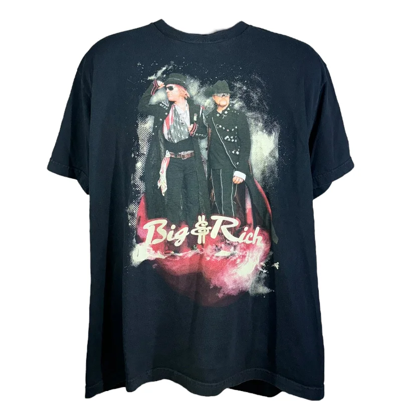 Big & Rich Country Music Tour Tee Print Jacquard Patchwork