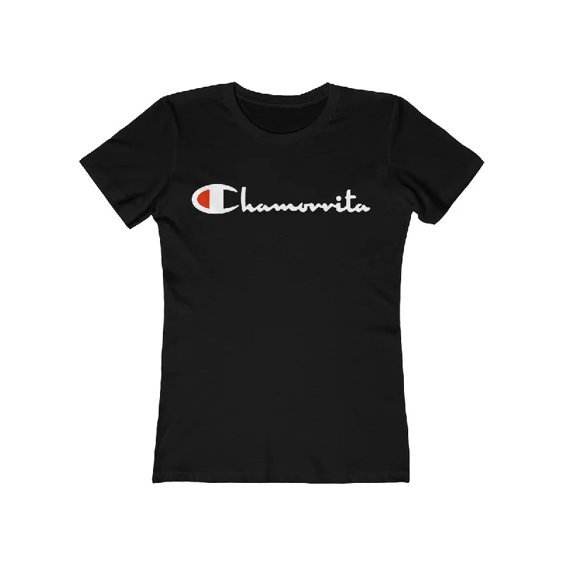 Chamorrita Womens Tee Terry Blend Velvet Blend Canvas Blend