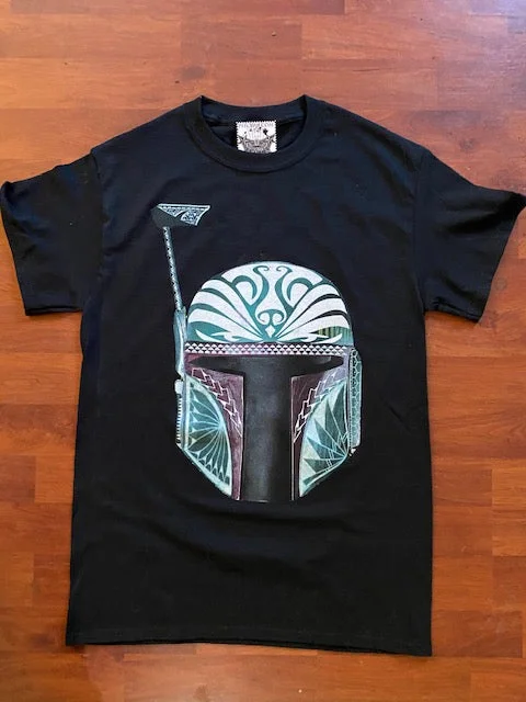 Tribal Fett Tee Notch Collar Peter Pan Collar Cowl Neck