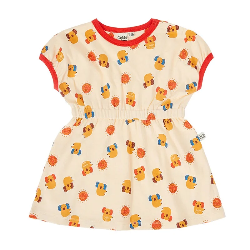 Goldie & Ace Tammy T-Shirt Dress - Klip On Koala Iron Safe Non-Iron Wrinkle Free