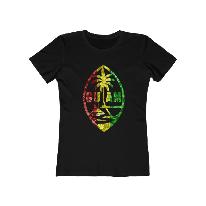Guam Rasta Women's Tee Oversized T-Shirt Spandex breathable