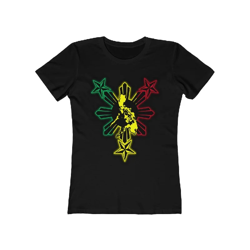 Rasta Sun Women's  Tee Nylon Fabric Polyester Fabric Spandex Fabric