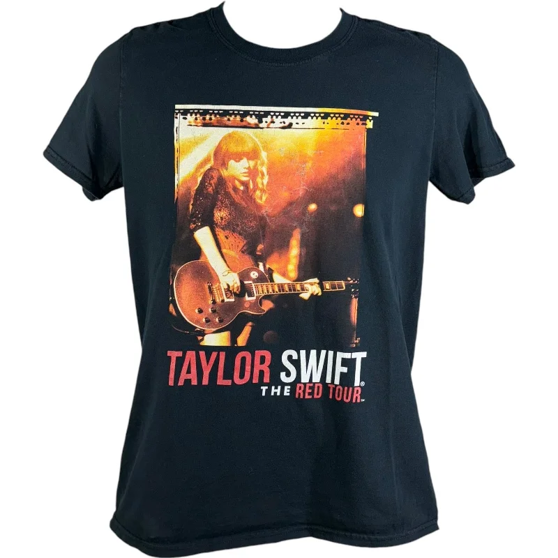 Taylor Swift " The Red Tour " Tee Mesh Blend Leather Blend Suede Blend