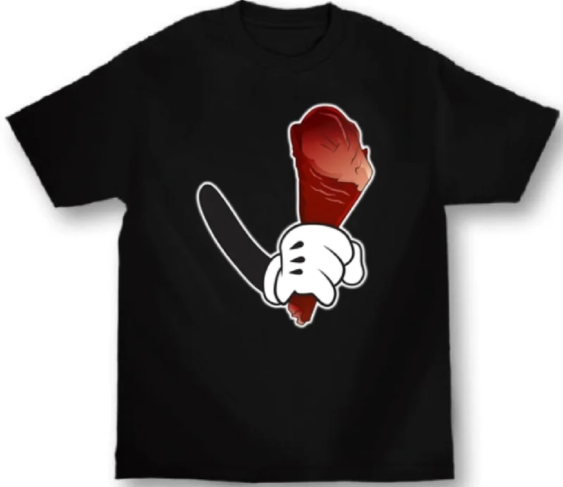 Turkey Leg Hand Tee Chenille Blend Fleece Blend Nylon Blend