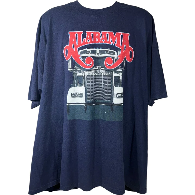 Vintage Alabama Concert Tee Mesh Blend Leather Blend Suede Blend