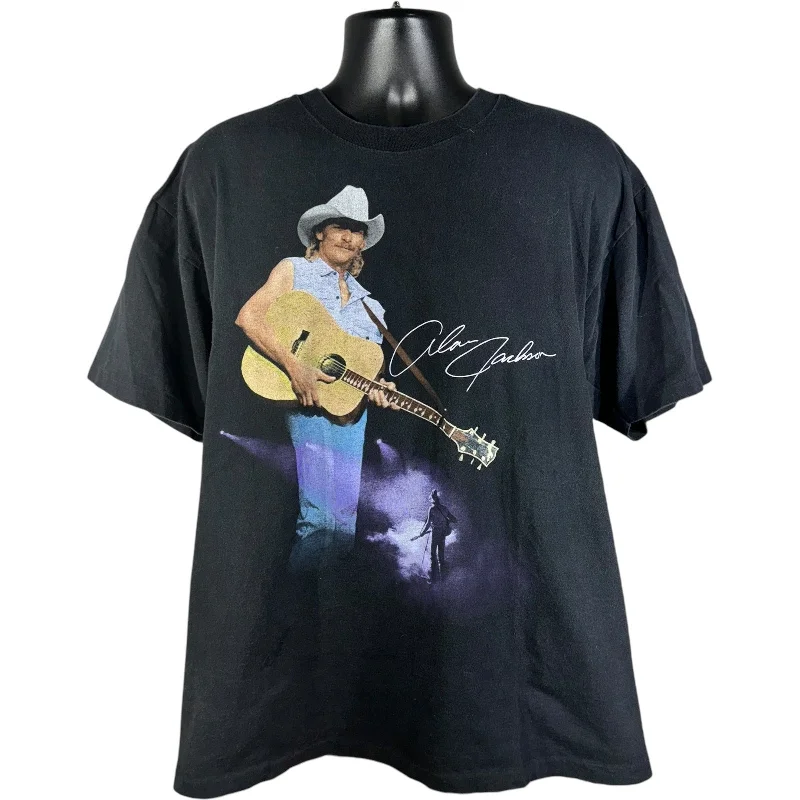 Vintage Alan Jackson Autographed Concert Tee 90s Terry Blend Velvet Blend Canvas Blend Vintage Alan Jackson Autographed Concert Tee 90s Terry Blend Velvet Blend Canvas Blend