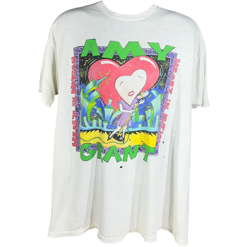 Vintage Amy Grant Heart In Motion Tour Tee 1991 Modern Contemporary Chic