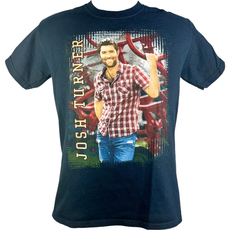 Vintage Josh Turner Country Music Tour Tee Rayon Velvet Corduroy