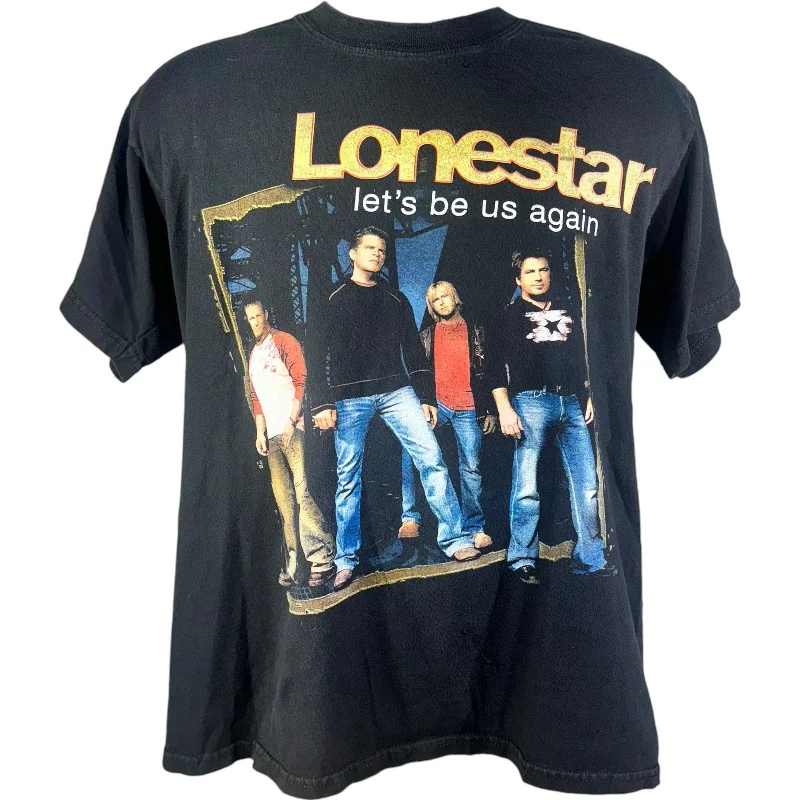 Vintage Lonestar "Let's Be Us Again" Tour Tee Rayon Velvet Corduroy