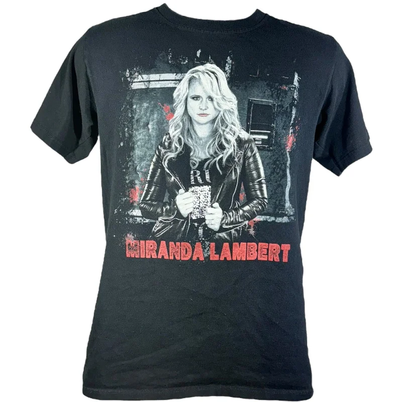 Vintage Miranda Lambert Tee Zippered Front Buttoned Front Snap Front