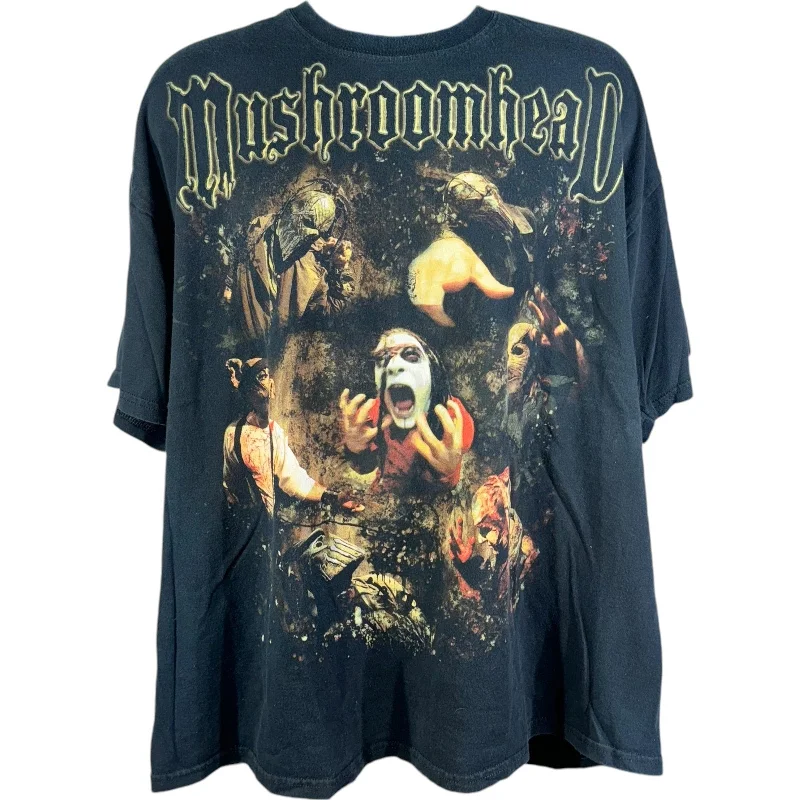 Vintage Mushroomhead Jumbo Print Band Tee Lace Blend Ribbed Blend Corduroy Blend