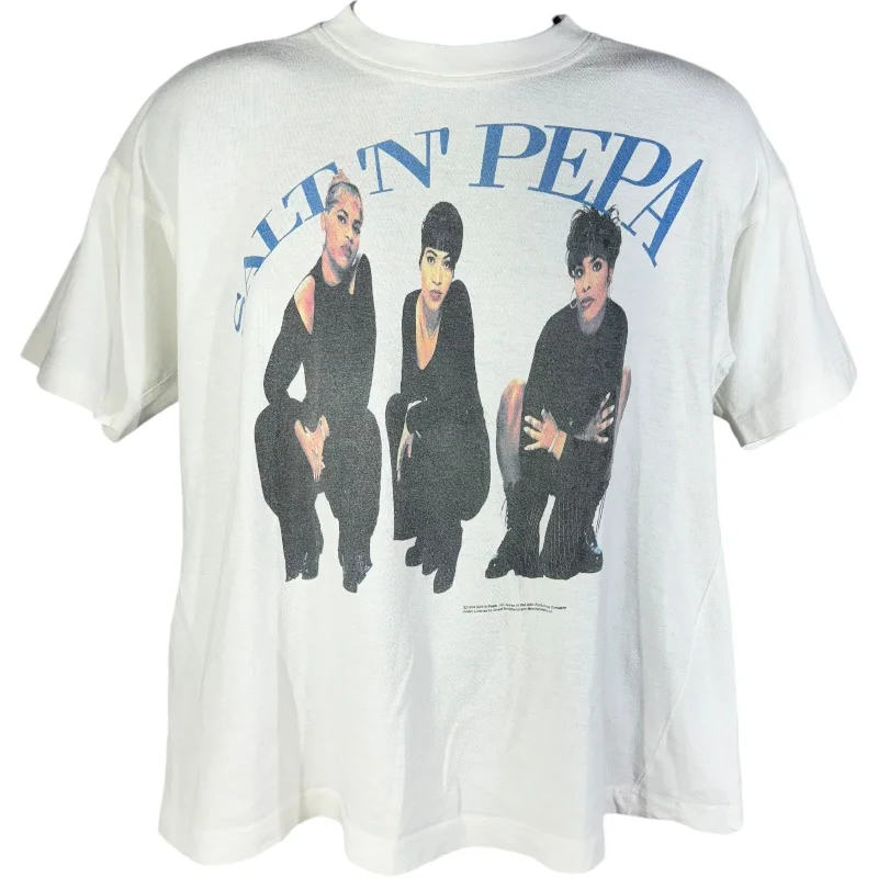 Vintage Salt N' Peppa Australian Tour Tee 1994 Elasticated Padded Insulated