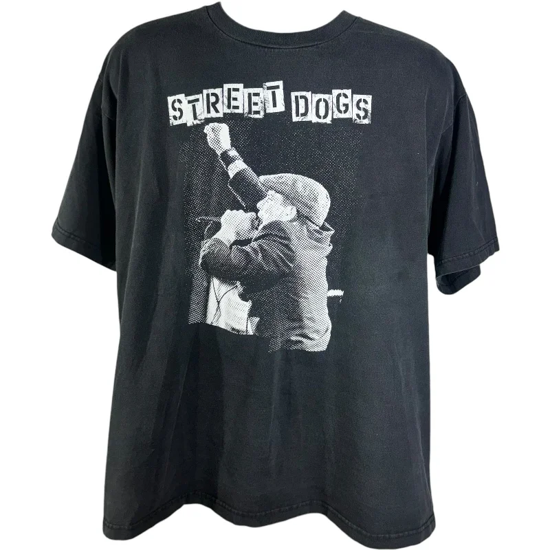Vintage Street Dogs "You Alone Must Stand Your Ground" Band Tee Elasticated Padded Insulated Vintage Street Dogs "You Alone Must Stand Your Ground" Band Tee Elasticated Padded Insulated