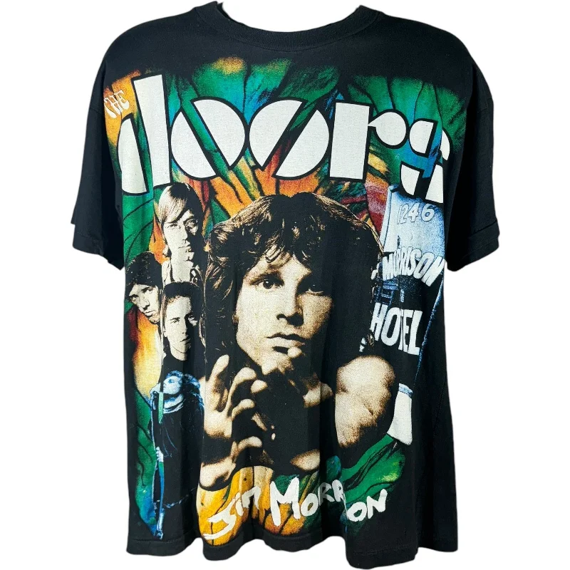 Vintage The Doors AOP Tee Houndstooth Herringbone Solid