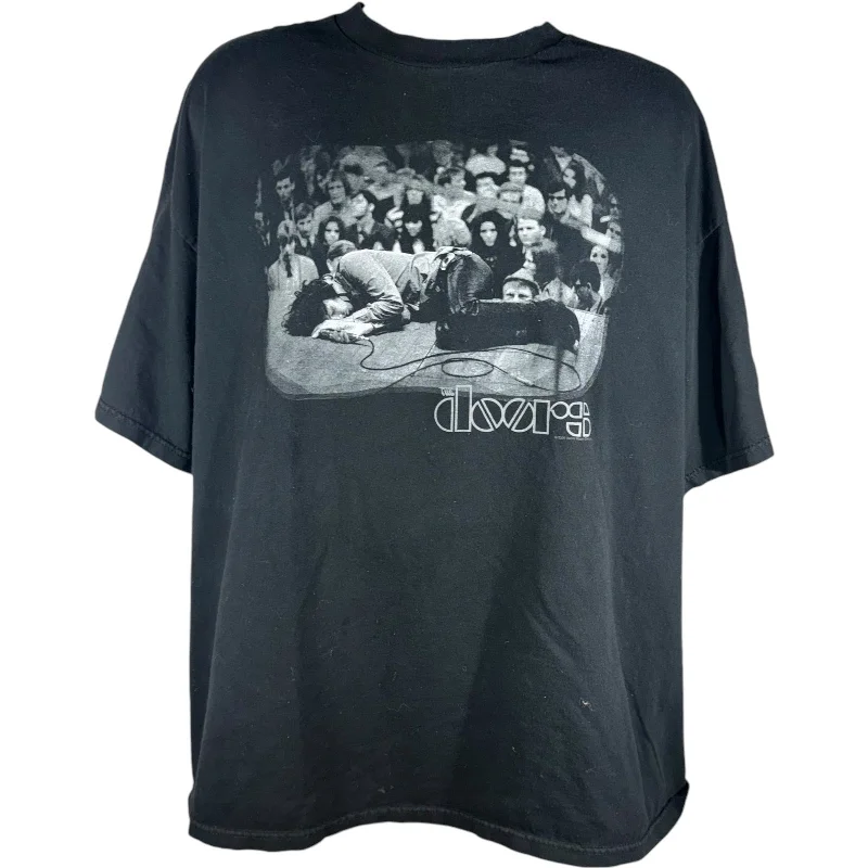 Vintage The Doors Band Tee Real Fur Shearling Chenille