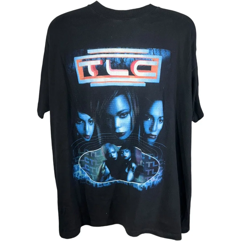 Vintage TLC Rap Tee 90s Sequined Glittery Shiny